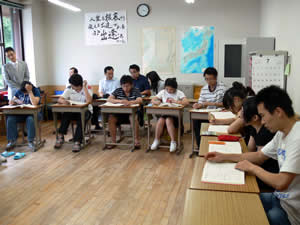 別科日本語研修課程の授業見学