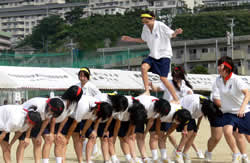 女子生徒による「山あり谷あり」