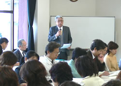 行德理事長の挨拶