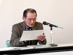 山本事務局次長による講演