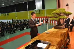 新入生代表の金城和希さん
