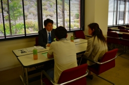 個人面談の様子