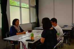 個人面談の様子