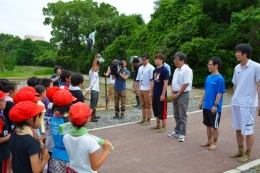 まずは、礼儀正しく挨拶をしてくれました