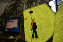 球体のＬＥＤ実験装置