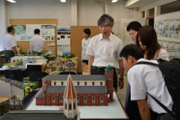 世界遺産候補の教会：模型展示（建築学コース）