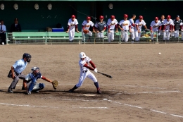 九州大会　対日南学園高校戦の様子