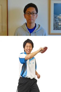 学生長崎県ナンバー1に輝いた卓球部の今泉貴弘さん