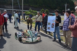 久留米工業大学「電動カート」の走行体験