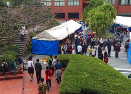 多くの人で賑わった学園祭