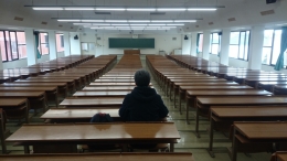 「みせてやれ、底力。」の試験会場となった講義室
