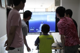 操船シュミレーター体験