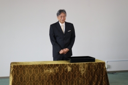 黒川学長式辞